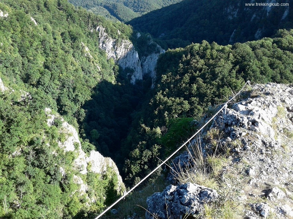 Vándorsólyom via ferrata - Kilátópont - Vargyas-szoros