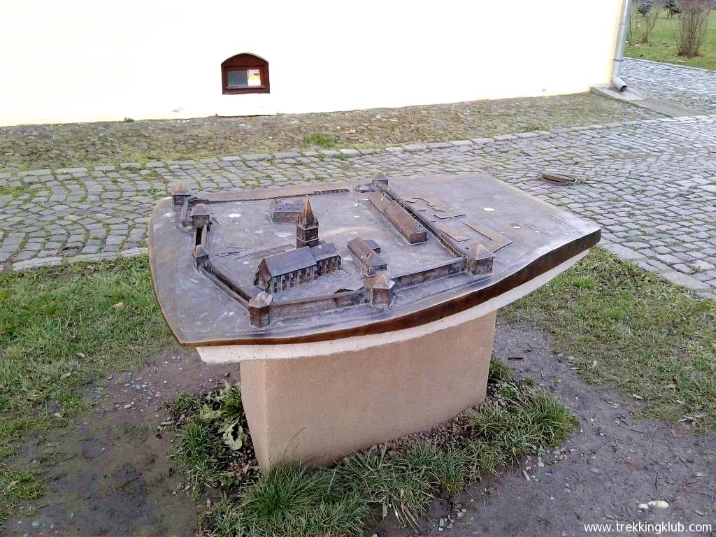 Vakbarát tapintható térkép - Marosvásárhelyi vár