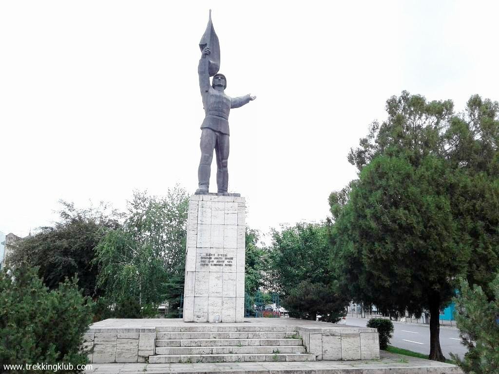 Román katona szobra - Marosvásárhely