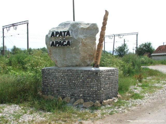 Településjelző Feketevár - Apáca