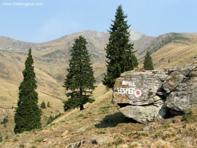 A Leszpez-csúcs felé Leszpez-csúcs
