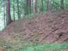 A Rákóczi-vár romjai feletti zártsánc Az Ojtoz vára fölött levő zártsánc Ojtoztelep zártsánc