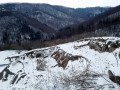 Fügevára - Korond Háttérben a Medvevár Fügevára Korond