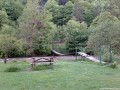 Függőhíd az Olt felett - Tusnádfürdő Pihenőhely Tusnádfürdő Olt függőhíd