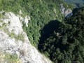 Vándorsólyom via ferrata - Kilátópont - Vargyas-szoros A mélység felett Vándorsólyom via ferrata vasalt mászóút Vargyas-szoros
