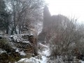 Bálványosvár - Bálványosfürdő A várromok decemberben Bálványosvár