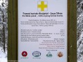 Felső függőhíd - Kis-Békás Tájékoztató tábla Kis-Békás felső függőhíd