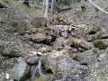 A zuhatagsor alsó része 
Kőmező-patak zuhatagsor vízesések Vargyas-szoros