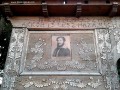 Székelykapu Kossuth Lajos képével Székelykapu Kossuth Lajos képével