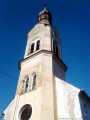 A torony alulról Garat szász evangélikus templom erődtemplom