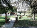 A strand előtti park Marosvásárhely új városi strand