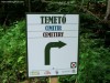 Bodvaji temető A temető felé Bodvaj temető