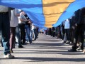 SZNM 1 Bereck - Gábor Áron szobra 250 m hosszú székely zászló Bereck