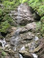 Izvoras-vízesések Az oldalsó vízesés Izvoras patak vízesés Bucsecs Bucegi Sinaia Szinaja