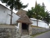 Csíkszentmihály hársfái Templombejárat