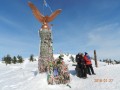 A Turul meg a turisták Madarasi Hargita tetőterasz