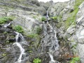 Zerge-nyereg - Fogarasi-havasok A Zerge-vízesés alsó része Zerge-nyereg