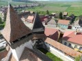 Lutheránus erődtemplom - Homoród Fentről Homoród lutheránus erődtemplom