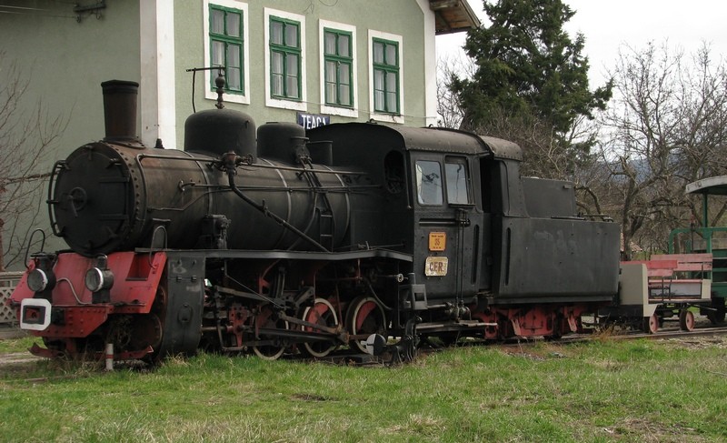 Gőzmozdony - Keskeny-nyomtávú vasút - Teke