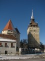 Evangélikus templom - Szászkézd A torony és a templom Evangélikus templom Szászkézd
