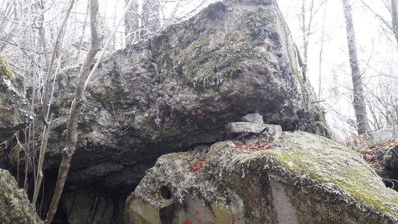 Szalárdtelep sziklái - Nagy bunker