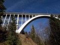 A völgyhíd alulról Karakó völgyhíd viadukt