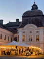 A kastély U alakú belső udvara Gernyeszeg Teleki kastély